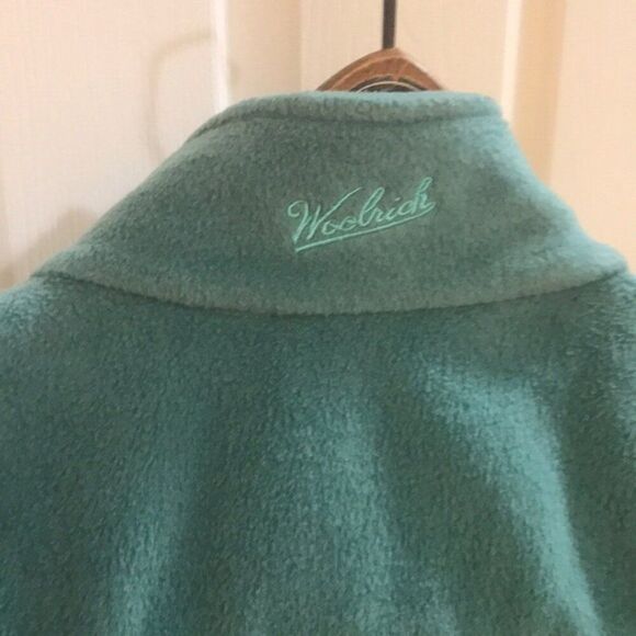 Woolrich Deep Sage Green Fleece Vest - Picture 4 of 8